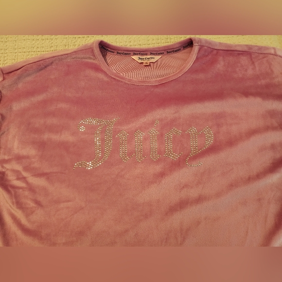 Juicy Couture Women's Lavender Velour Short Set XL 80s 90s Soft Sexy NWT - Picture 8 of 13